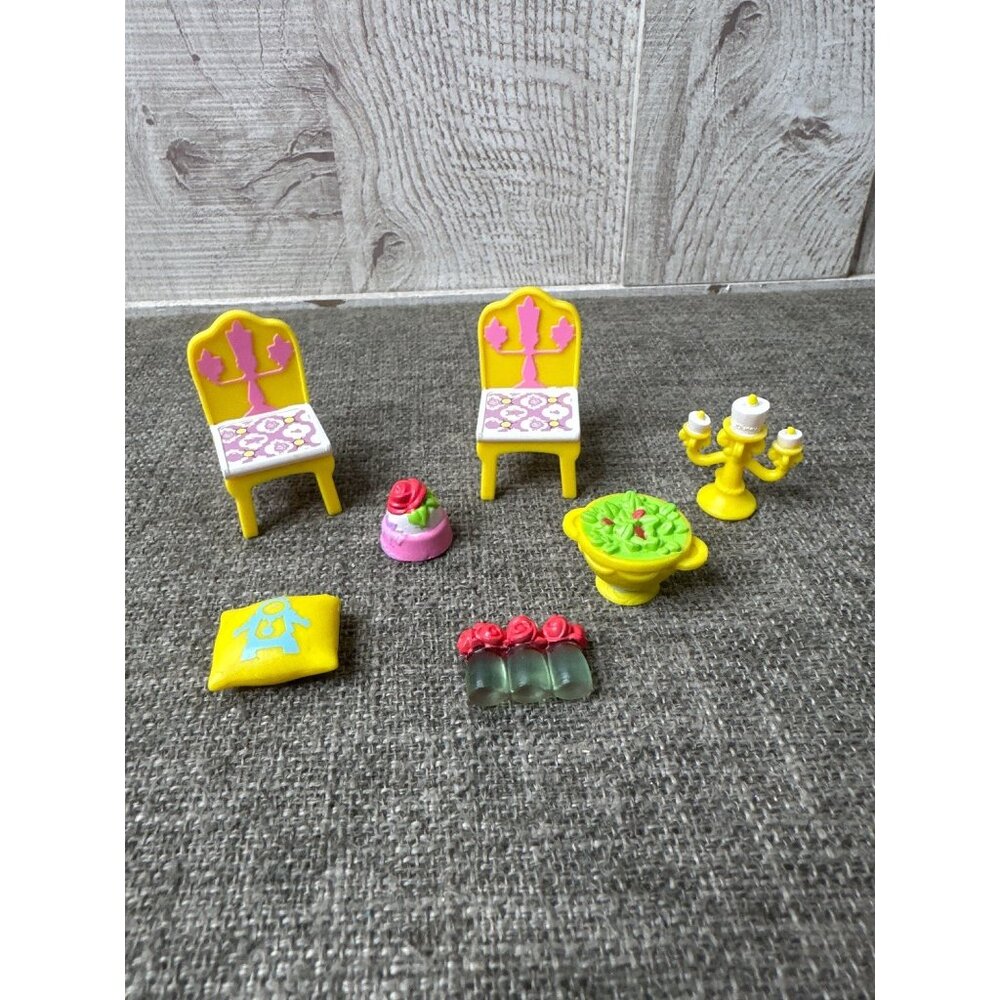 Disney Shopkins Happy Places Belle Dining Theme Replacement Pieces Moose Toys